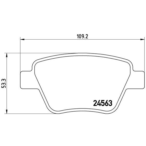 Слика на плочки BREMBO P 85 114 за VW Golf 6 Variant (AJ5) 2.0 TDI - 136 коњи дизел