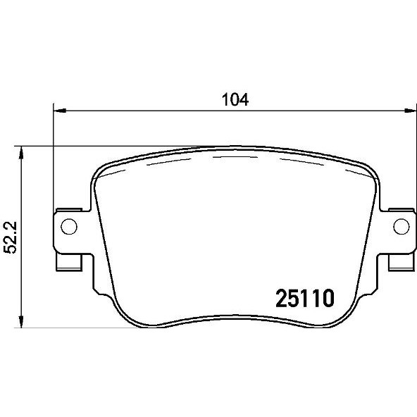 Слика на плочки BREMBO P 85 135 за Audi A1 (8X1) 1.8 TFSI - 192 коњи бензин