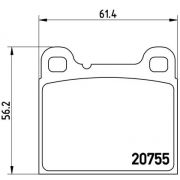 Слика 1 на плочки BREMBO P 86 002