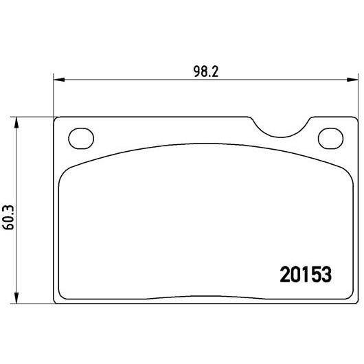 Слика на плочки BREMBO P 86 003 за Volvo 240 Saloon (P242, P244) 2.0 - 97 коњи бензин