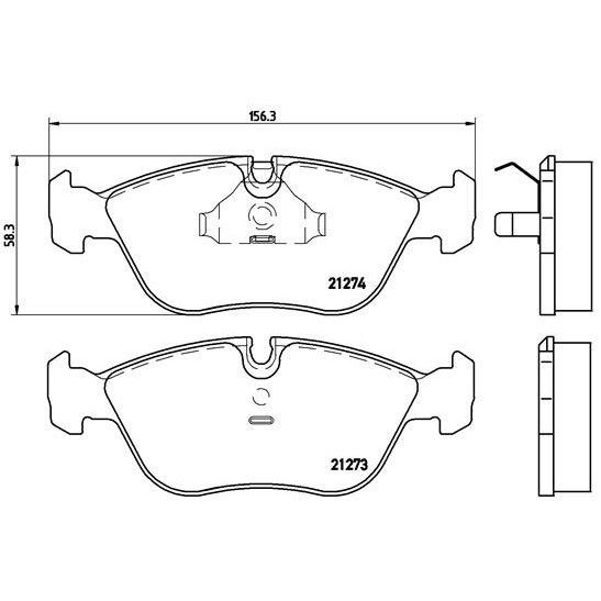 Слика на плочки BREMBO P 86 013 за Volvo S70 Saloon (P80) 2.4 - 170 коњи бензин