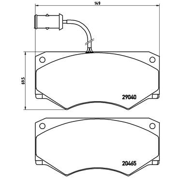 Слика на Плочки BREMBO P A6 005