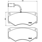 Слика 1 $на Плочки BREMBO P A6 005