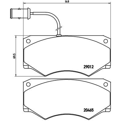 Слика на Плочки BREMBO P A6 013