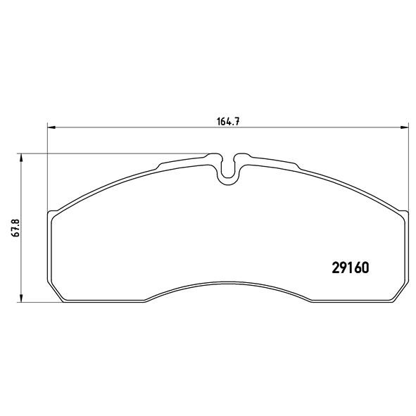 Слика на плочки BREMBO P A6 022 за камион Iveco Daily 2 Bus Box 65 C 14 - 136 коњи дизел