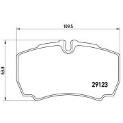 Слика 1 на плочки BREMBO P A6 023