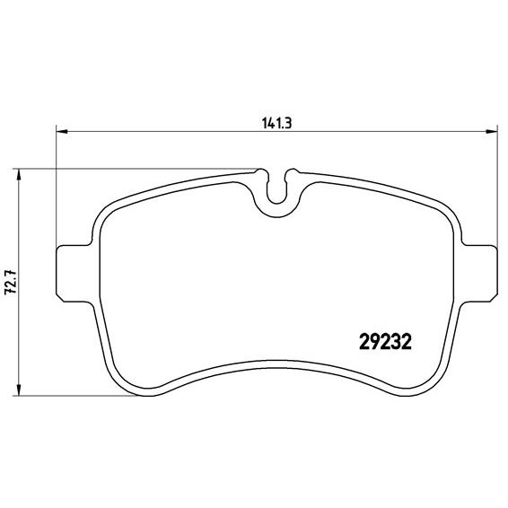 Слика на плочки BREMBO P A6 027 за камион Iveco Daily 2006 Platform 35C10, 35S10 - 95 коњи дизел