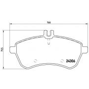 Слика 1 на плочки BREMBO DIRECTIONAL BRAKE PADS P 50 067