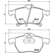 Слика 1 на плочки BREMBO DIRECTIONAL BRAKE PADS P 59 048