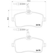 Слика 1 на плочки BREMBO DIRECTIONAL BRAKE PADS P 61 109