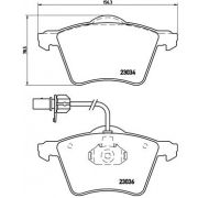 Слика 1 на плочки BREMBO DIRECTIONAL BRAKE PADS P 85 052