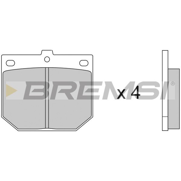 Слика на Плочки BREMSI BP2078