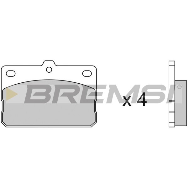 Слика на Плочки BREMSI BP2079