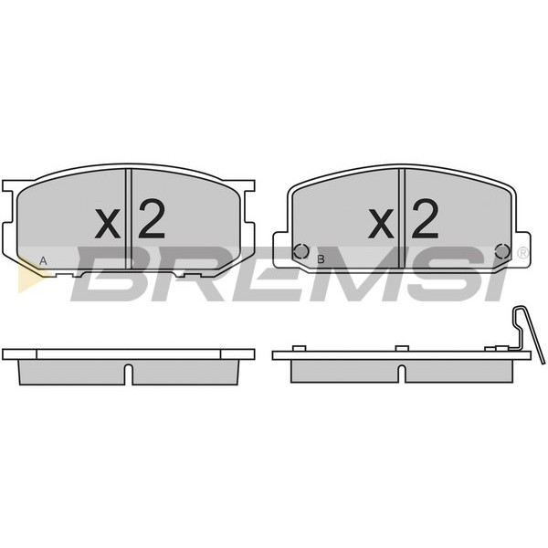 Слика на Плочки BREMSI BP2167-1