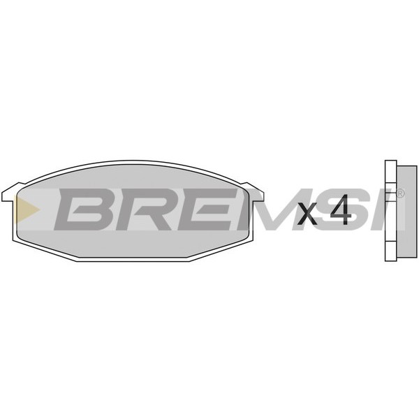 Слика на Плочки BREMSI BP2180