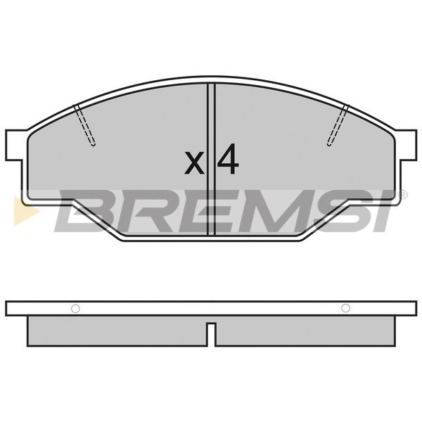 Слика на Плочки BREMSI BP2322