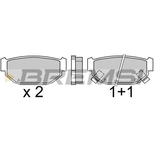 Слика на Плочки BREMSI BP2346