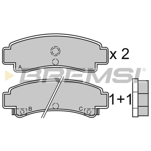 Слика на Плочки BREMSI BP2442