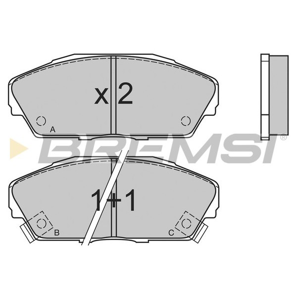 Слика на Плочки BREMSI BP2480