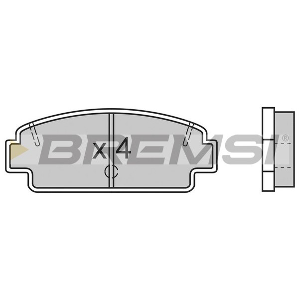 Слика на Плочки BREMSI BP2492