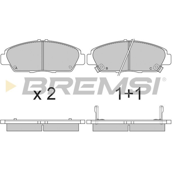 Слика на Плочки BREMSI BP2621