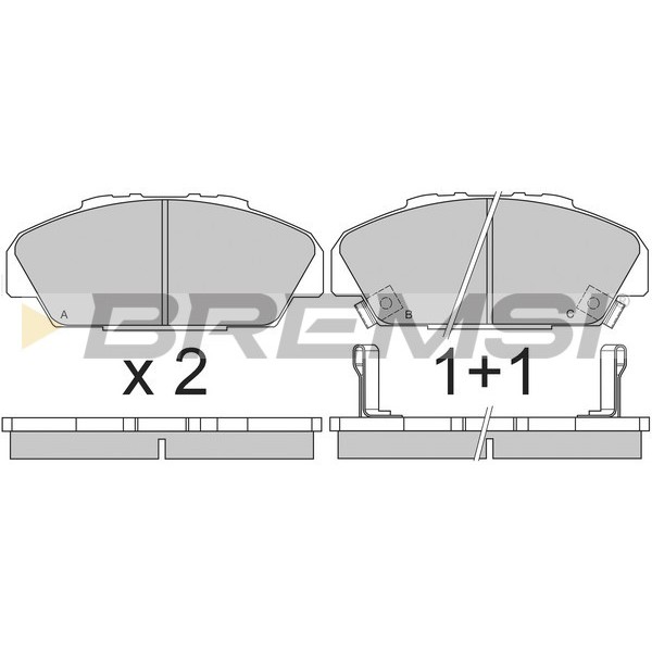 Слика на Плочки BREMSI BP2648