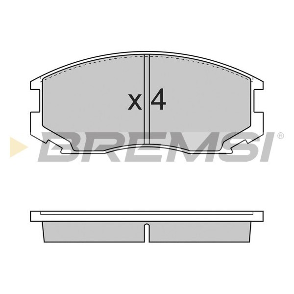 Слика на Плочки BREMSI BP2732