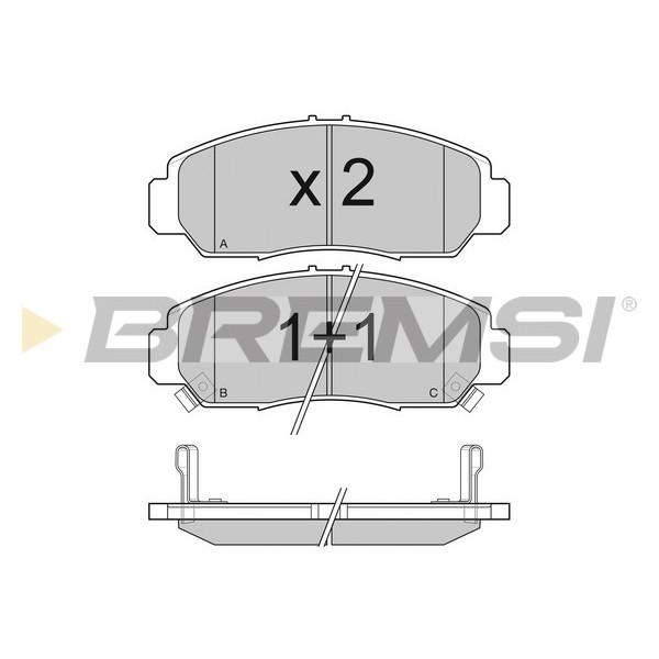 Слика на Плочки BREMSI BP3059