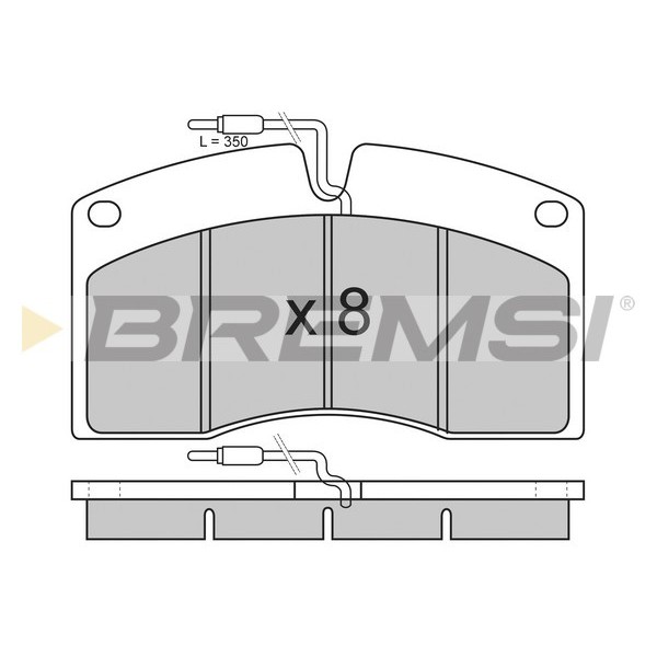 Слика на Плочки BREMSI BP7262