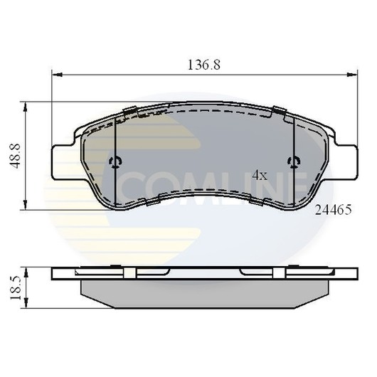 Слика на Плочки COMLINE  CBP01604