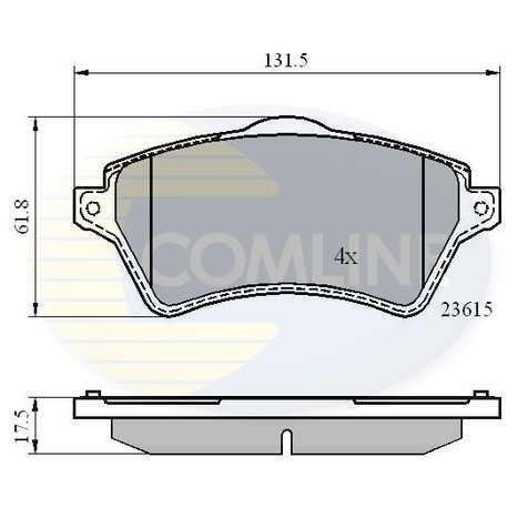 Слика на Плочки COMLINE  CBP0873