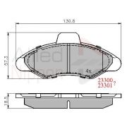 Слика 1 на плочки COMLINE ANL Braking ADB0393