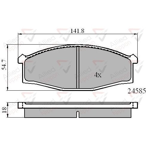 Слика на Плочки COMLINE ANL Braking ADB0758