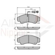 Слика 1 на плочки COMLINE ANL Braking ADB11041