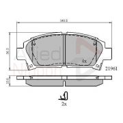 Слика 1 на плочки COMLINE ANL Braking ADB3713