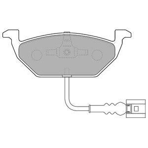 Слика на плочки DELPHI LP1514 за VW Bora комби (1J6) 1.9 TDI - 90 коњи дизел