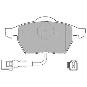 Слика на плочки DELPHI LP1525 за VW Beetle (9C1,1C1) 1.8 T - 150 коњи бензин