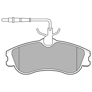 Слика на плочки DELPHI LP1607 за Peugeot 306 Convertible 1.6 - 98 коњи бензин