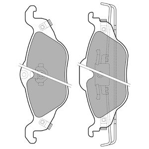 Слика на плочки DELPHI LP1673 за Opel Astra G Saloon 1.7 DTI 16V - 75 коњи дизел