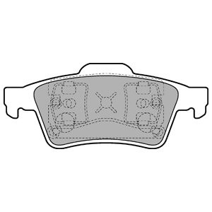 Слика на плочки DELPHI LP1701 за Renault Laguna 2 Grandtour (KG0-1) 2.0 16V - 170 коњи бензин