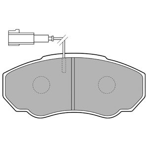 Слика на плочки DELPHI LP1750 за Fiat Ducato BOX 250 115 Multijet 2,0 D - 116 коњи дизел