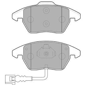 Слика на плочки DELPHI LP1837 за VW Caddy 3 Box 1.4 16V - 80 коњи бензин