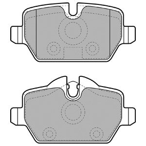 Слика на плочки DELPHI LP1924 за BMW 1 E81, E87 116 i - 122 коњи бензин