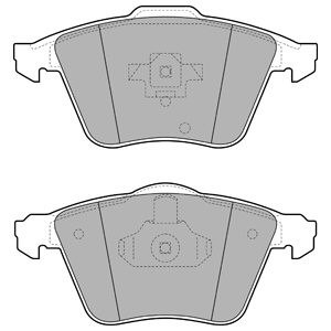Слика на плочки DELPHI LP1943 за Volvo C70 2 Convertible D5 - 180 коњи дизел