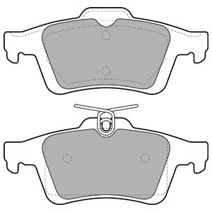 Слика на плочки DELPHI LP1958 за Renault Laguna 3 (BT0-1) 2.0 16V Hi-Flex (BT1H) - 140 коњи Бензин/Етанол
