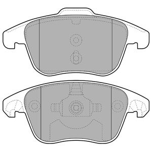 Слика на плочки DELPHI LP2100 за Citroen C4 Picasso UD 2.0 i 16V - 140 коњи бензин