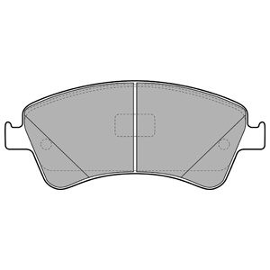 Слика на плочки DELPHI LP2104 за Toyota Avensis Saloon (T27) 2.2 D-4D - 177 коњи дизел