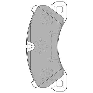 Слика на плочки DELPHI LP2117 за Porsche Panamera (971) 3.0 - 330 коњи бензин
