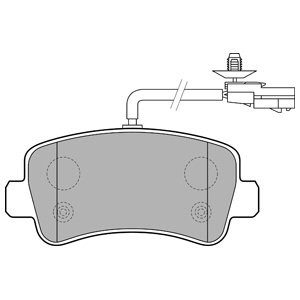 Слика на плочки DELPHI LP2191 за Renault Master 3 Bus (JV) 2.3 dCi 125 - 125 коњи дизел