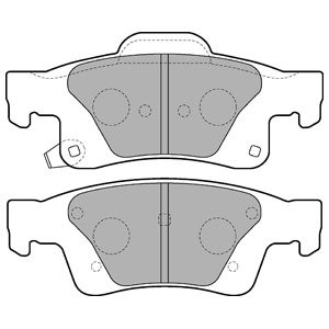 Слика на плочки DELPHI LP2251 за Jeep Grand Cherokee 4 (wk, wk2) 5.7 V8 4x4 - 352 коњи бензин